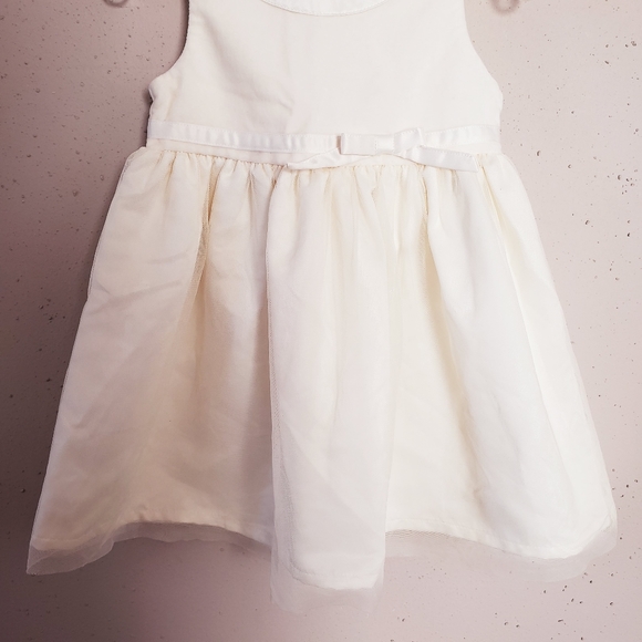 Carter's Cream Formal Dress Sz 18 Months Baby Girl - Picture 4 of 5